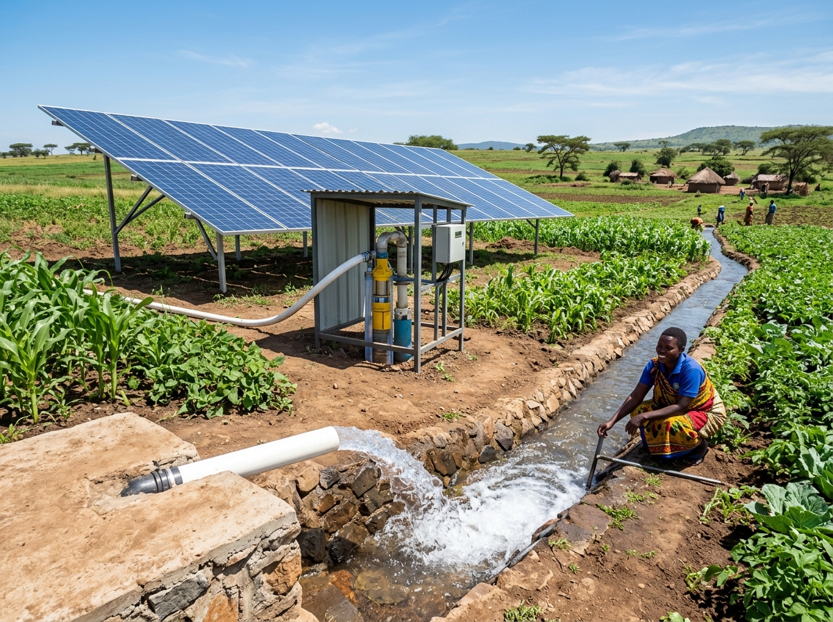 Pompage Solaire Rural Podor